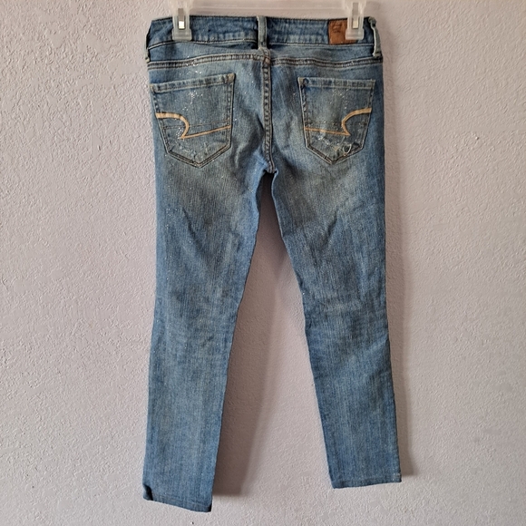 American Eagle Glittery Jeans - Picture 5 of 6